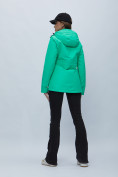 Оптом Куртка спортиная женская с капюшоном зеленого цвета 551702Z в Казани, фото 4
