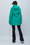 Оптом Парка женская с капюшоном зеленого цвета 551705Z в Казани, фото 5