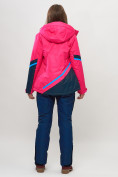 Оптом Горнолыжная куртка женская розового цвета 551911R, фото 15