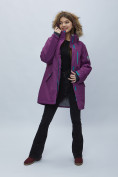 Оптом Парка женская с мехом зимняя большого размера фиолетового цвета 552022F в Екатеринбурге, фото 12