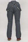 Оптом Полукомбинезон брюки горнолыжные женские темно-серого цвета 55221TC в Екатеринбурге, фото 9