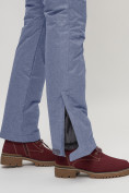 Оптом Полукомбинезон брюки горнолыжные женские серого цвета 55223Sr, фото 10
