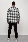 Оптом Ветровка рубашка мужская букле светло-серого цвета 58158SS в Оренбурге, фото 4