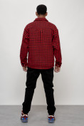 Оптом Ветровка рубашка мужская букле красного цвета 58379Kr в Хабаровске, фото 15