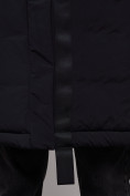 Оптом Пальто утепленное молодежное зимнее женское черного цвета 59018Ch, фото 15