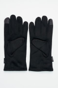 Оптом Классические перчатки зимние мужские черного цвета 601Ch в Казани, фото 3