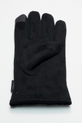 Оптом Классические перчатки зимние мужские черного цвета 601Ch, фото 6