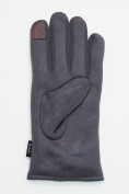 Оптом Классические перчатки зимние мужские серого цвета 601Sr, фото 5