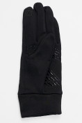 Оптом Спортивные перчатки демисезонные женские черного цвета 602Ch в Казани, фото 5