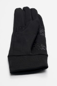 Оптом Спортивные перчатки демисезонные женские черного цвета 602Ch в Казани, фото 6