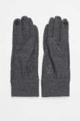 Оптом Спортивные перчатки демисезонные женские серого цвета 602Sr в Казани, фото 3