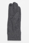 Оптом Спортивные перчатки демисезонные женские серого цвета 602Sr в Казани, фото 5