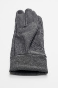 Оптом Спортивные перчатки демисезонные женские серого цвета 602Sr в Казани, фото 6