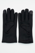Оптом Классические перчатки зимние мужские черного цвета 603Ch в Екатеринбурге, фото 3