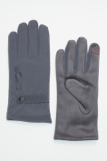 Оптом Классические перчатки зимние мужские серого цвета 603Sr в Екатеринбурге