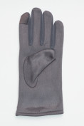 Оптом Классические перчатки зимние мужские серого цвета 603Sr, фото 5