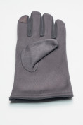 Оптом Классические перчатки зимние мужские серого цвета 603Sr, фото 6