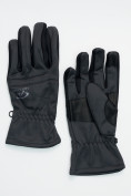 Оптом Перчатки спортивные мужские темно-серого цвета 605TC