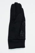 Оптом Спортивные перчатки демисезонные женские черного цвета 606Ch в Екатеринбурге, фото 5