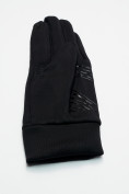 Оптом Спортивные перчатки демисезонные женские черного цвета 606Ch в Казани, фото 6