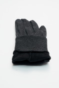Оптом Спортивные перчатки демисезонные женские темно-серого цвета 606TC, фото 6