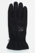 Оптом Горнолыжные перчатки мужские черного цвета 607Ch, фото 4
