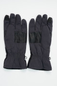 Оптом Горнолыжные перчатки мужские темно-серого цвета 607TC, фото 3