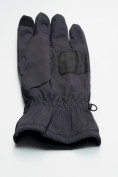 Оптом Горнолыжные перчатки мужские темно-серого цвета 607TC в Екатеринбурге, фото 6