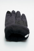 Оптом Горнолыжные перчатки мужские темно-серого цвета 607TC, фото 7