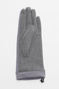 Оптом Классические перчатки демисезонные женские серого цвета 610Sr в Екатеринбурге, фото 5