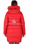Оптом Пальто женское зимнее красного цвета 6128Kr, фото 3