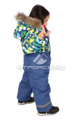 Оптом Комбинезон горнолыжный детский  синего цвета 619S, фото 2