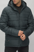Оптом Куртка спортивная мужская с капюшоном темно-серого цвета 62175TC в Екатеринбурге, фото 15