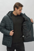 Оптом Куртка спортивная мужская с капюшоном темно-серого цвета 62175TC в Екатеринбурге, фото 20