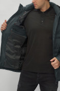 Оптом Куртка спортивная мужская с капюшоном темно-серого цвета 62175TC в Екатеринбурге, фото 21