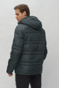 Оптом Куртка спортивная мужская с капюшоном темно-серого цвета 62175TC в Казани, фото 6