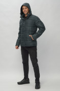 Оптом Куртка спортивная мужская с капюшоном темно-серого цвета 62175TC в Казани, фото 9