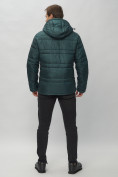 Оптом Куртка спортивная мужская с капюшоном темно-зеленого цвета 62175TZ в Казани, фото 5