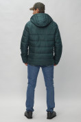Оптом Куртка спортивная мужская с капюшоном темно-зеленого цвета 62179TZ в Казани, фото 4