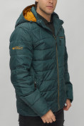 Оптом Куртка спортивная мужская с капюшоном темно-зеленого цвета 62187TZ в Екатеринбурге, фото 12