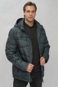 Оптом Куртка спортивная мужская с капюшоном темно-серого цвета 62188TC в Казани, фото 21