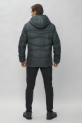 Оптом Куртка спортивная мужская с капюшоном темно-серого цвета 62188TC в Казани, фото 5