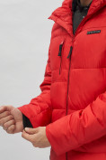Оптом Куртка спортивная мужская с капюшоном красного цвета 62190Kr в Казани, фото 14
