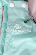 Оптом Куртка спортивная женская батал синего цвета 097S, фото 4