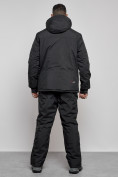 Оптом Горнолыжный костюм мужской зимний черного цвета 6306Ch в Оренбурге, фото 4