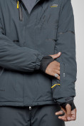 Оптом Горнолыжный костюм мужской зимний темно-серого цвета 6306TC, фото 10