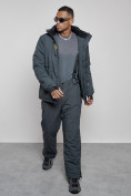 Оптом Горнолыжный костюм мужской зимний темно-серого цвета 6306TC в Ростове-на-Дону, фото 18