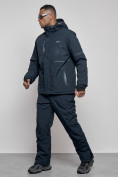 Оптом Горнолыжный костюм мужской зимний темно-синего цвета 6306TS в Омске, фото 2