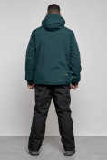 Оптом Горнолыжный костюм мужской зимний темно-зеленого цвета 6306TZ в Сочи, фото 4