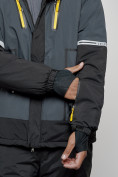 Оптом Горнолыжный костюм мужской зимний темно-серого цвета 6308TC, фото 9